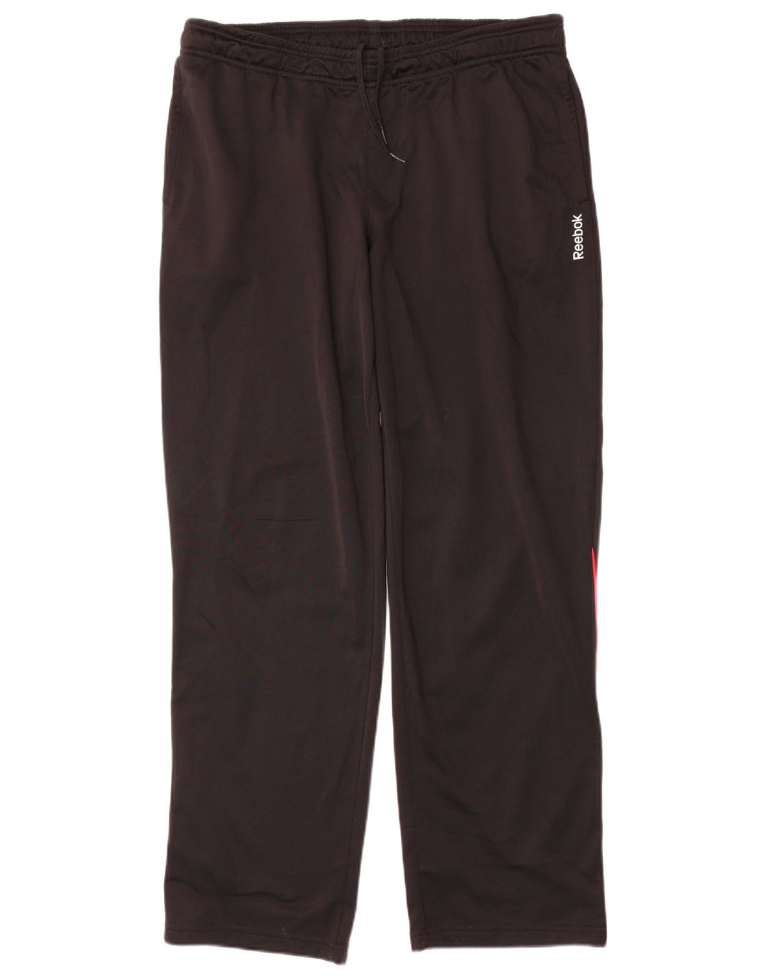 Calça de treino masculina Reebok grande poliéster preto