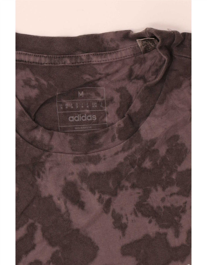 Adidas Camiseta Masculina Top Cinza Médio Tie Dye Algodão