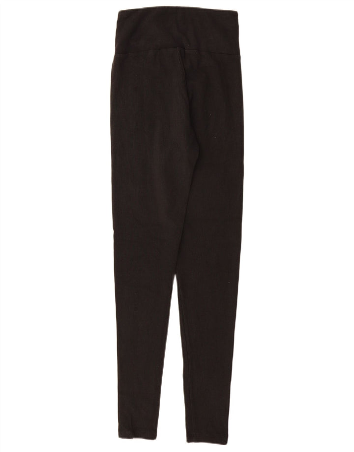 Leggings Adidas Femininas UK 8 Pequenas Pretas