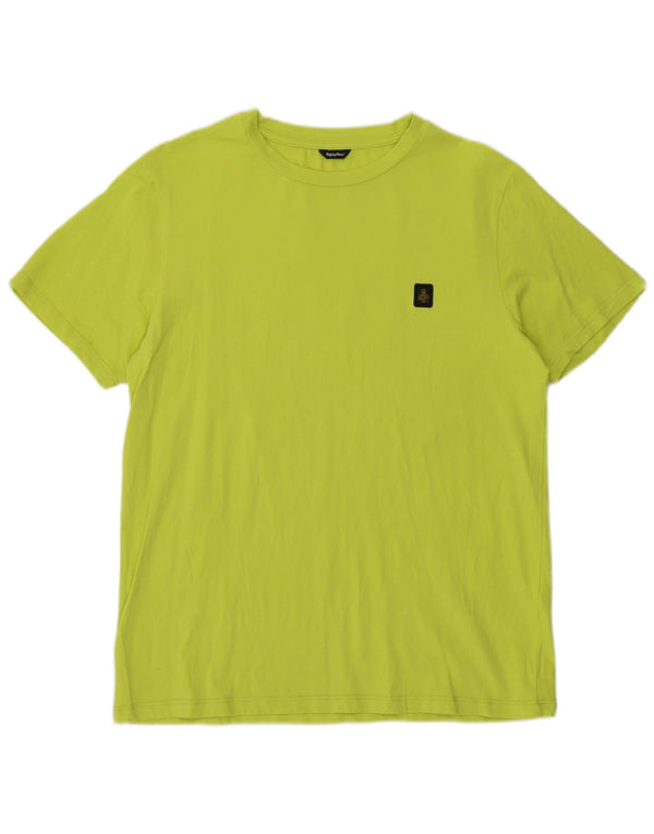 Camiseta masculina Refrigiwear Top XL algodão verde