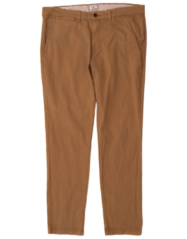 Calça masculina Jack & Jones Marco Slim Chino W36 L30 algodão bege