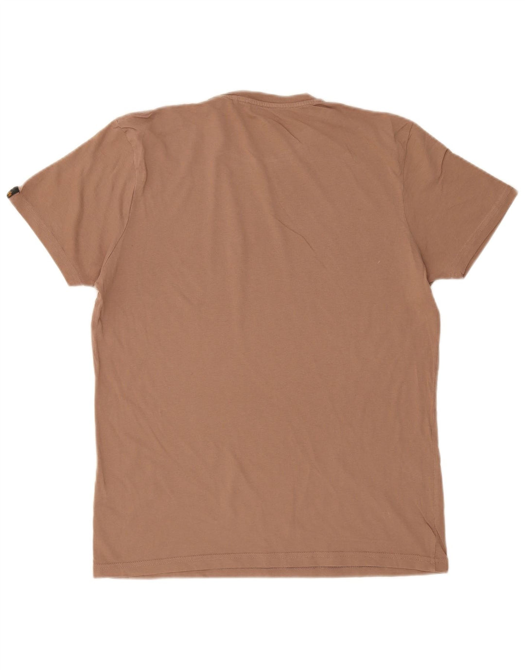 Camiseta masculina ALPHA INDUSTRIES grande algodão marrom