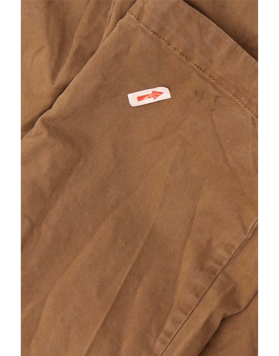Calça masculina de terno reto Ted Baker W36 L31 algodão bege