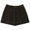 Shorts Chino Feminino Nice & Chic Grande W32 Poliéster Xadrez Verde