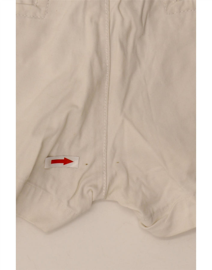 Shorts Chino Feminino Gas W29 Médio Algodão Branco