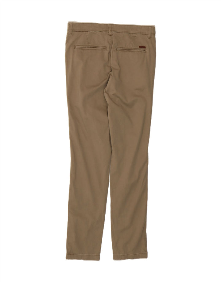 JACK & JONES Mens Slim Chino Trousers W30 L32 Beige Cotton Vintage Jack & Jones and Second-Hand Jack & Jones from Messina Hembry 