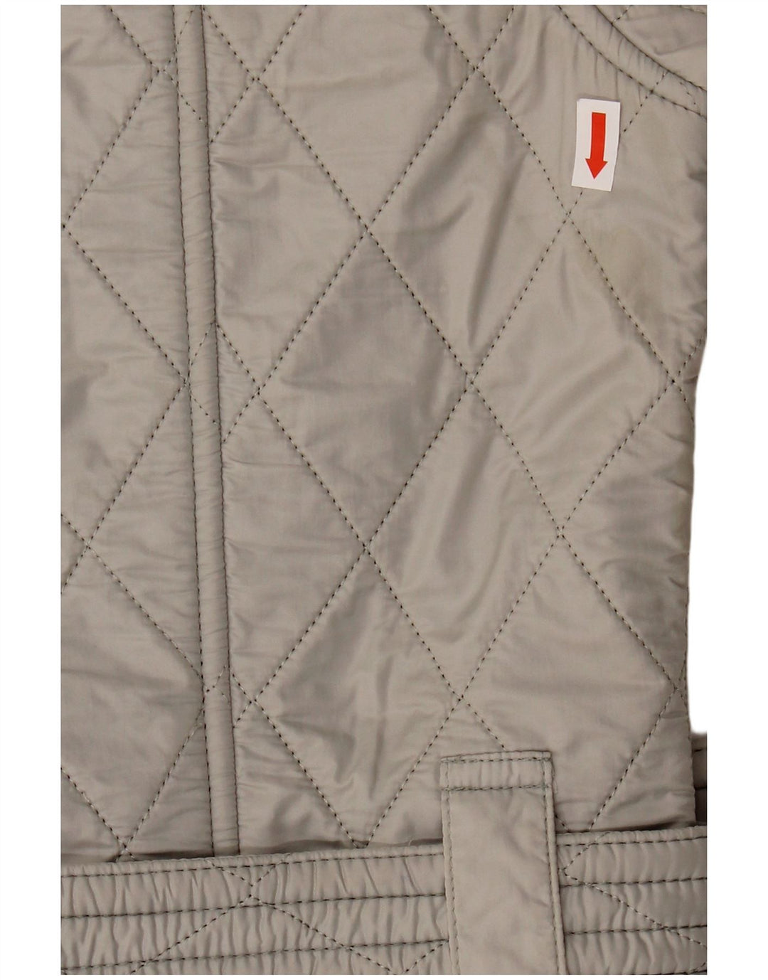Jaqueta acolchoada feminina BARBOUR UK 8 pequena poliamida cinza