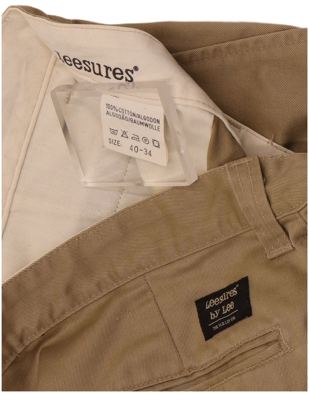 Lee Calça Chino Masculina Reta W40 L30 Marrom