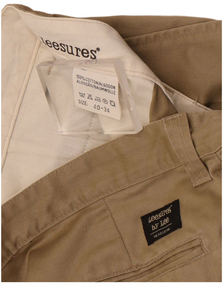 Lee Calça Chino Masculina Reta W40 L30 Marrom