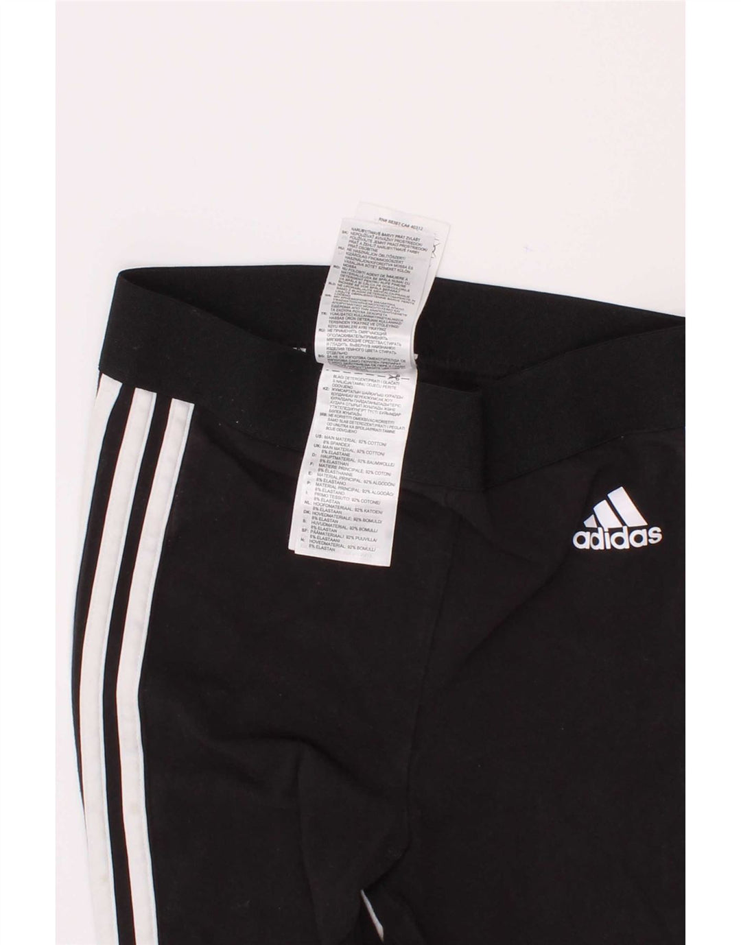 Leggings Adidas Menina 2-3 Anos Algodão Preto