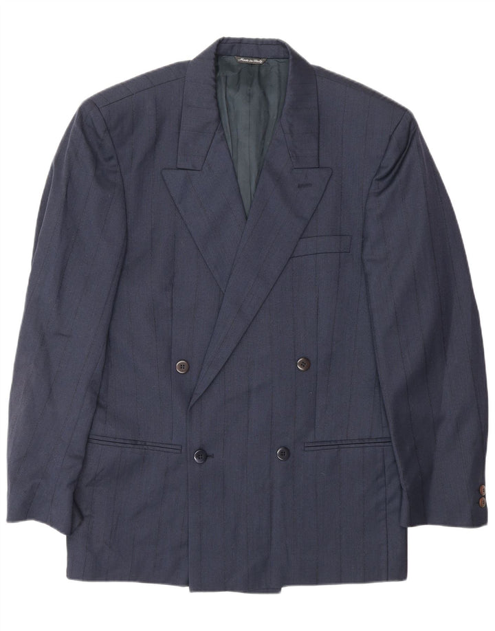 GIANNI VERSACE Terno masculino de 2 peças Reino Unido 40 Grande W30 L30 Azul marinho clássico