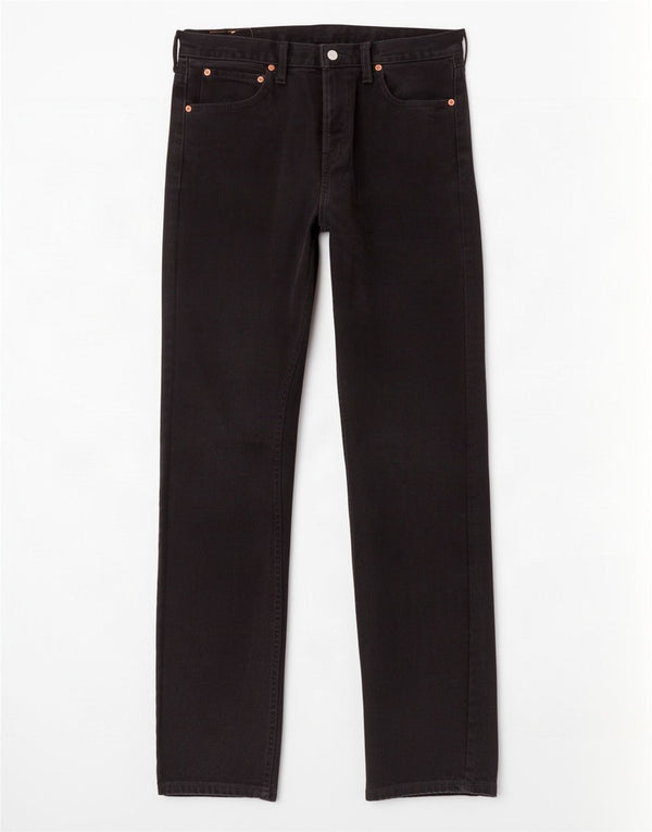 Levi's Masculino 535 Straight Jeans W32 L32 Algodão Preto