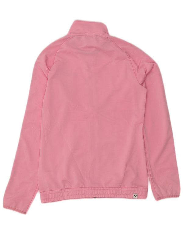 Jaqueta PUMA Meninas Treino Top 13-14 Anos Poliéster Colourblock Rosa