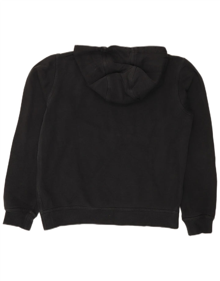 Nike Mens Hoodie Jumper Médio Algodão Preto