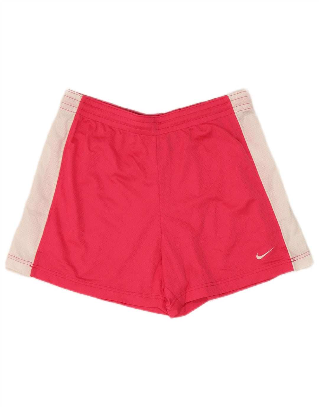 Nike Womens Sport Shorts UK 10 Small Pink Colourblock Polyester