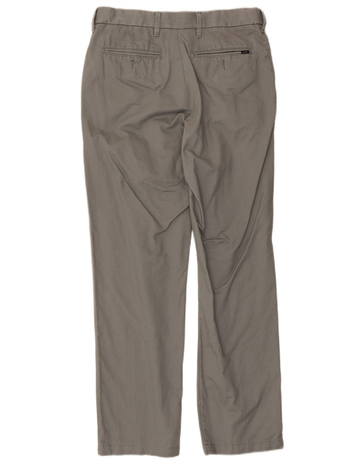 Calça masculina Marks & Spencer Pegged Regular Fit W30 L31 Algodão Cinza