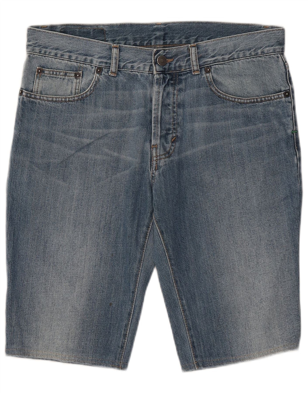 Shorts jeans masculino Benetton W33 azul médio