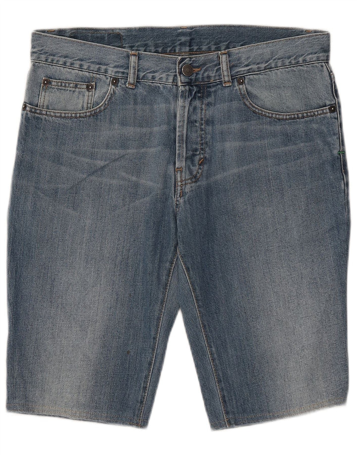 Shorts jeans masculino Benetton W33 azul médio