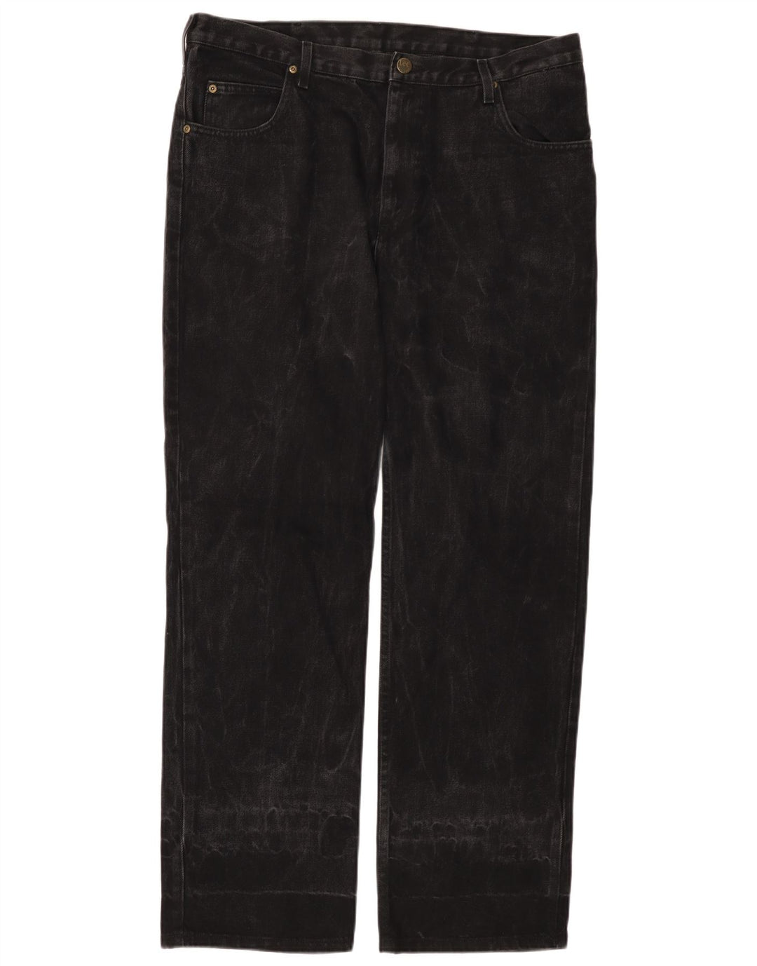 Calça jeans reta masculina LEE Brooklyn Comfort W38 L32 algodão preto