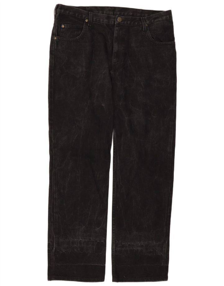 Calça jeans reta masculina LEE Brooklyn Comfort W38 L32 algodão preto