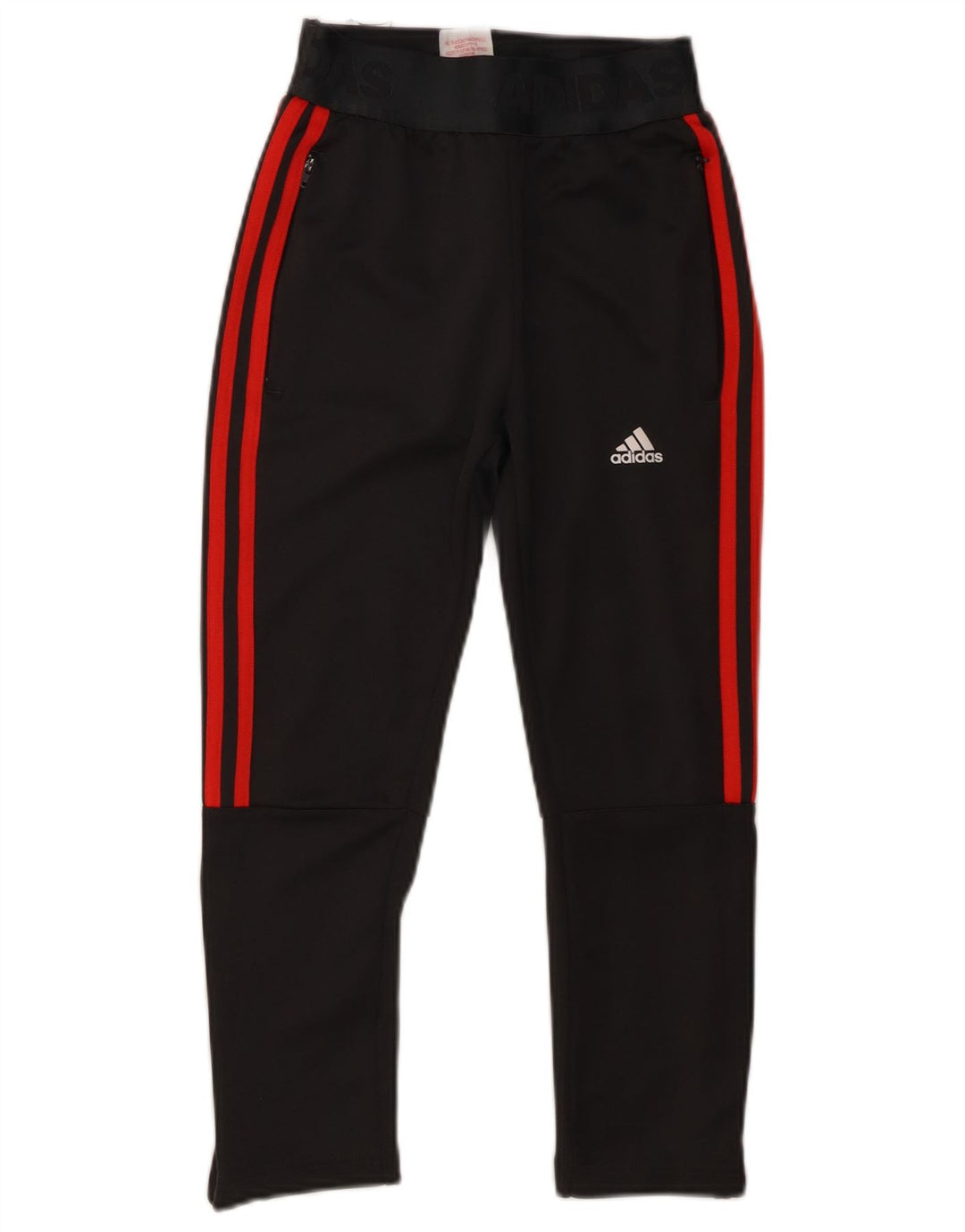 Calças de treino Adidas Boys Climalite 7-8 anos preto poliéster