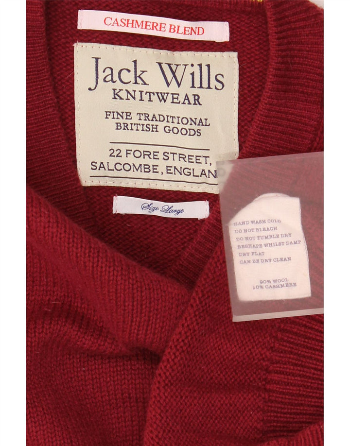 Regata masculina Jack Wills com colete grande de lã marrom