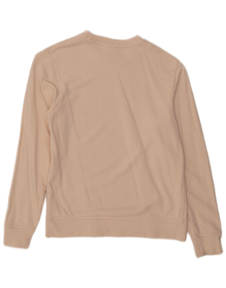 Moletom feminino Nike Jumper UK 14 médio bege algodão