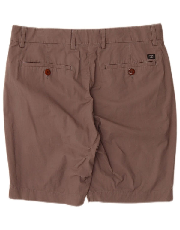 Superdry Mens Regular Chino Shorts W32 Grande Algodão Marrom