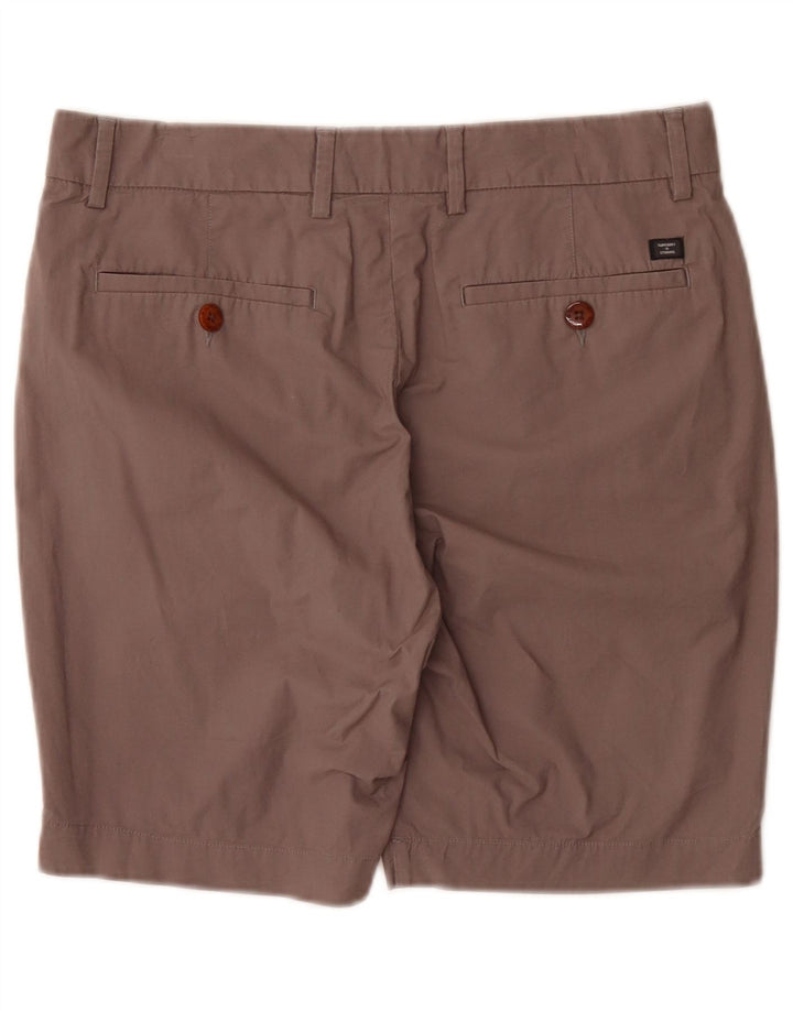 Superdry Mens Regular Chino Shorts W32 Grande Algodão Marrom