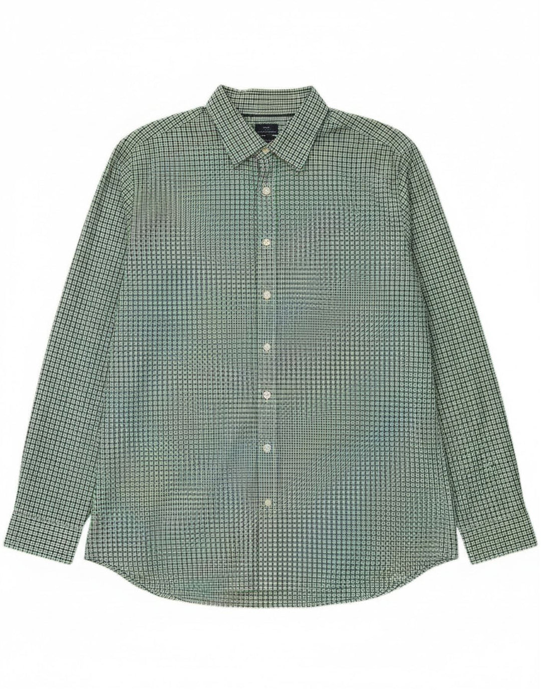 Camisa masculina Slim Fit da Gap XL algodão xadrez verde