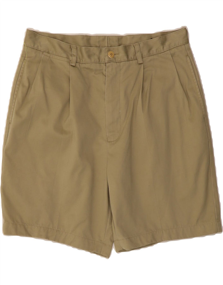 NAUTICA Mens Pegged Chino Shorts W34 Large Khaki Cotton Vintage Nautica and Second-Hand Nautica from Messina Hembry 