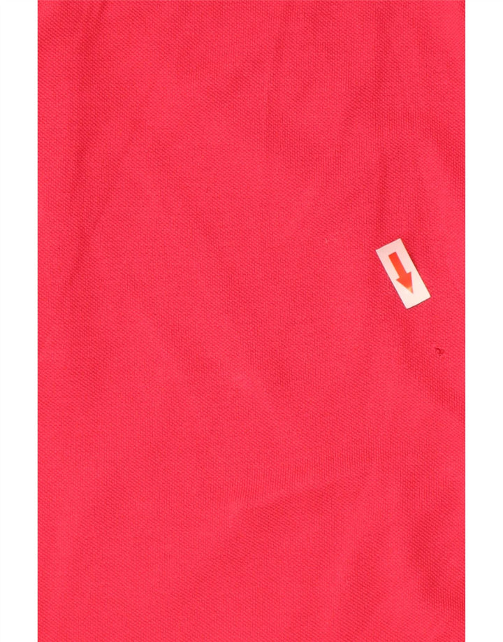 Camisa polo masculina Kappa médio algodão rosa