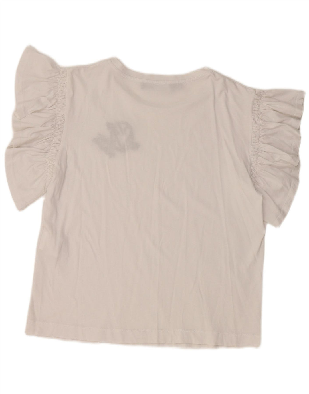 Blusa feminina gráfica MOSCHINO Top IT 44 algodão branco médio
