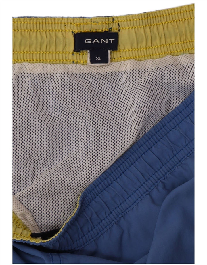 Calções de banho masculinos GANT XL azul poliéster