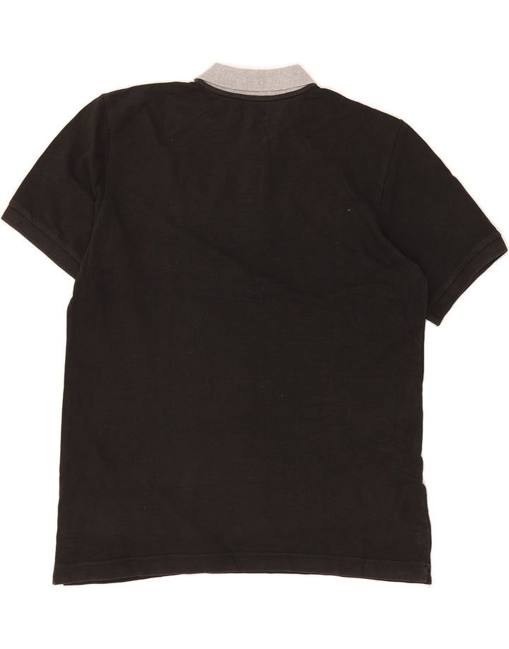 KAPPA Mens Polo Shirt Large Black Cotton Vintage Kappa and Second-Hand Kappa from Messina Hembry 