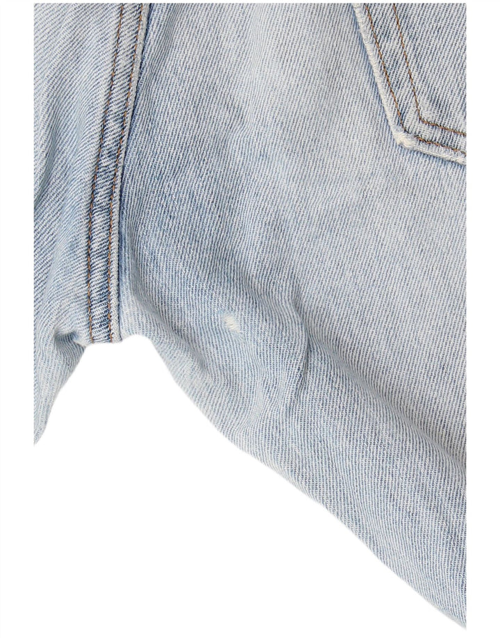 Levi's feminino 551 jeans retos W29 L27 algodão azul