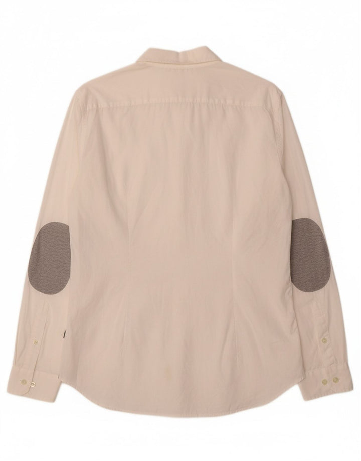 Camisa masculina CERRUTI 1881 XL algodão colorblock branco