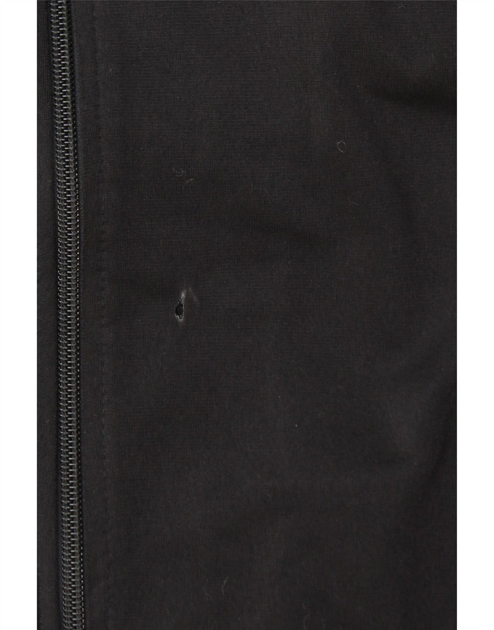Adidas Mens Tracksuit Top Jacket UK 40/42 Médio Preto