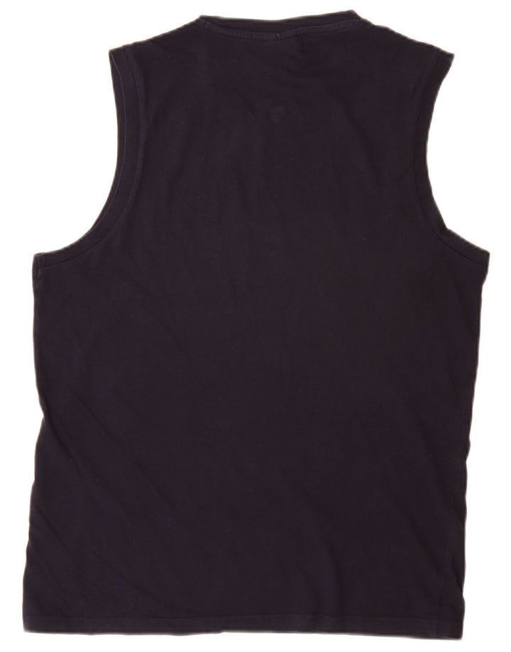 Colete gráfico masculino Champion Top médio azul marinho
