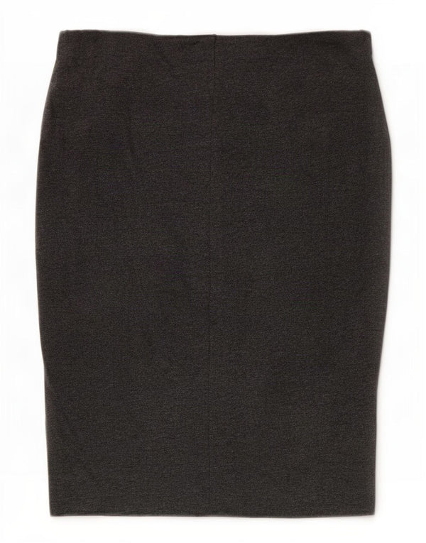 Saia lápis feminina Zara médio W28 cinza