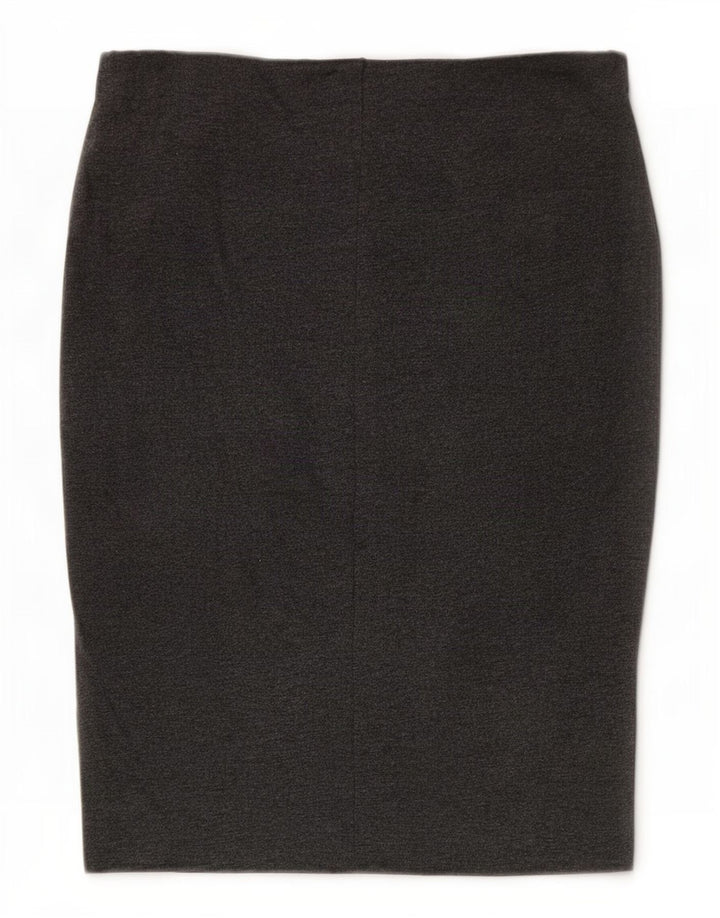 Saia lápis feminina Zara médio W28 cinza