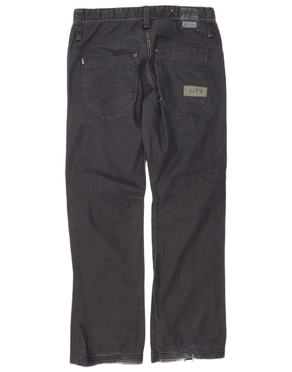Jeans retos masculinos Jack & Jones W34 L34 algodão preto