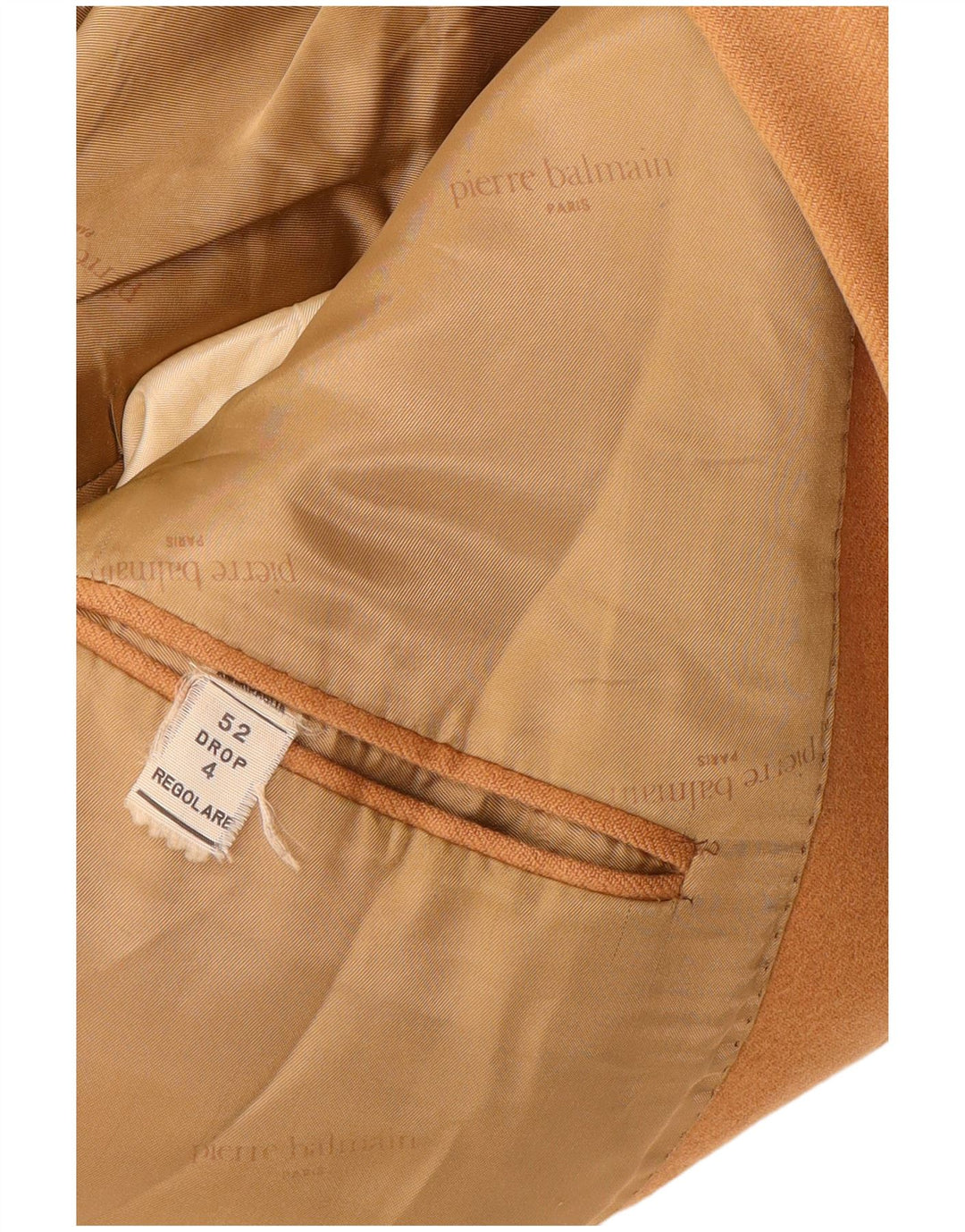 Jaqueta Blazer Masculina Pierre Balmain com 2 Botões IT 52 XL Marrom