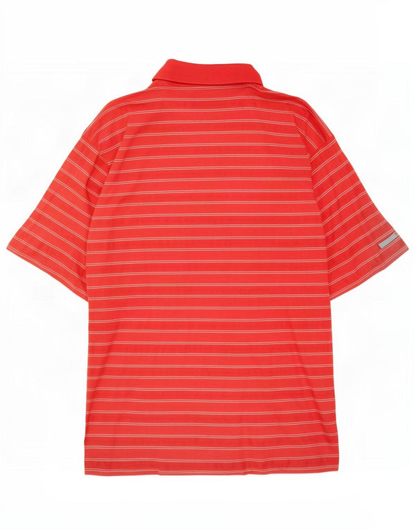 Camisa polo masculina Nike UK 42/44 grande listrada vermelha