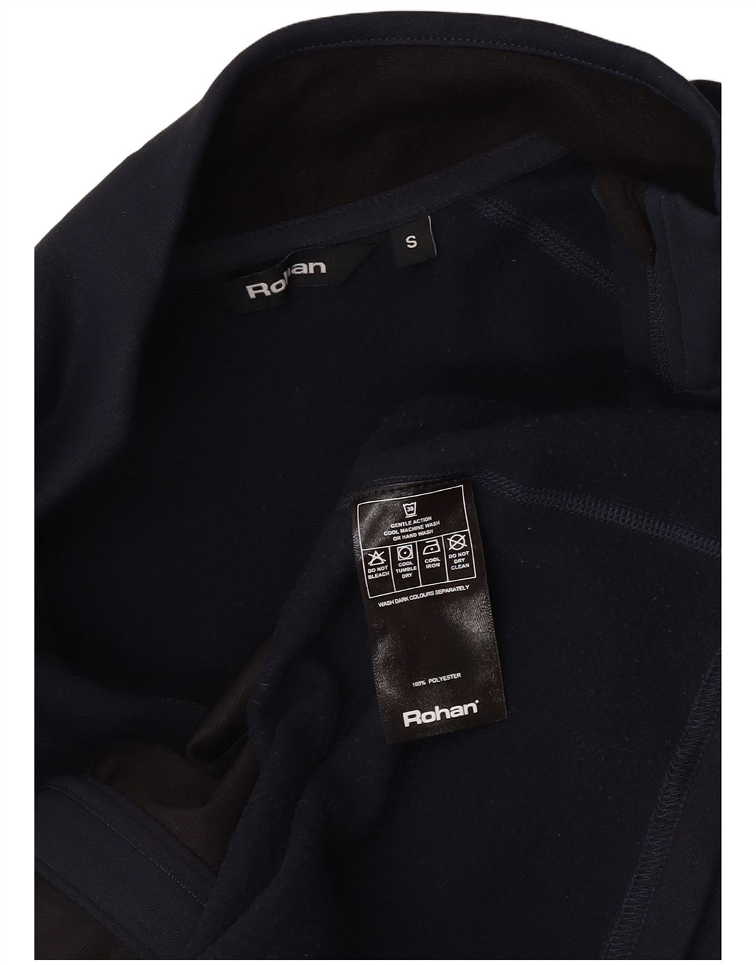 Rohan Mens Treino Top Jacket Pequeno Poliéster Azul Marinho