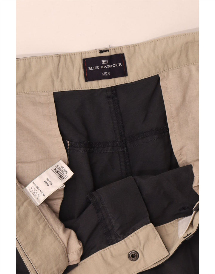 Shorts cargo masculino Marks & Spencer Blue Harbor W38 XL azul marinho algodão
