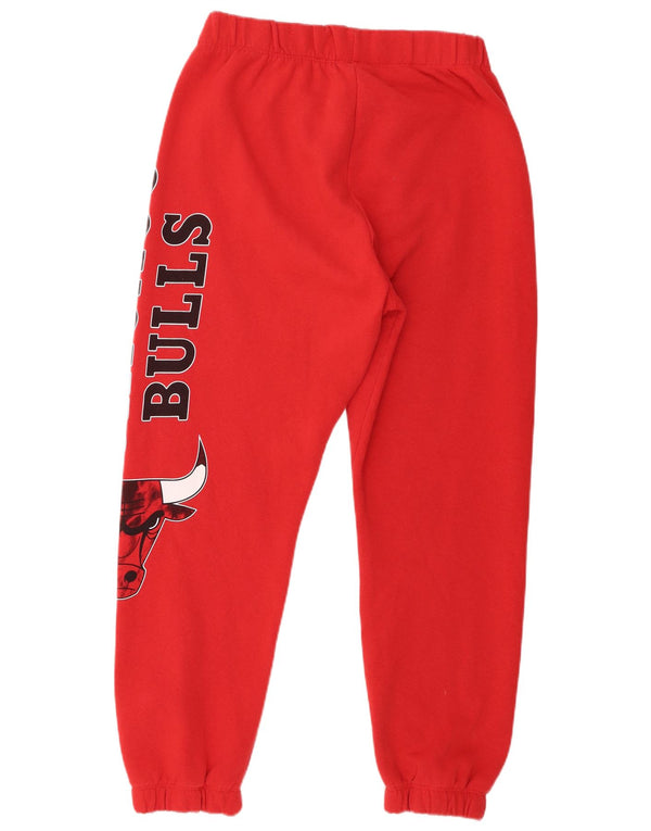 Calça de treino NBA Boys Chicago Bulls Joggers 13-14 anos XL vermelho
