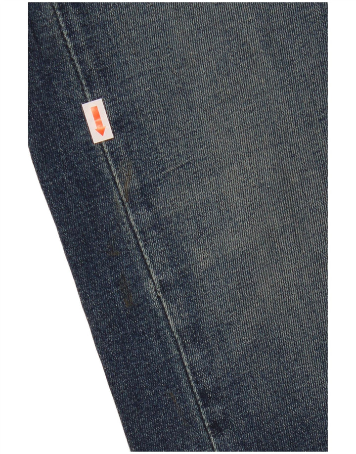 Levi's Masculino 501 Straight Jeans W32 L34 Azul Algodão