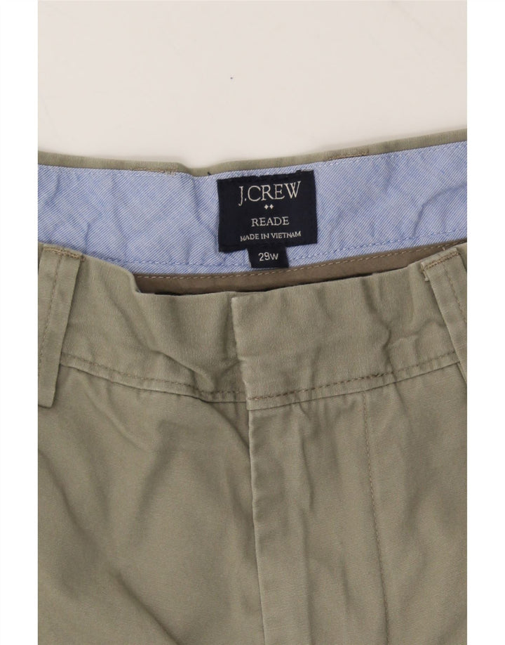 J. CREW Mens Reade Chino Shorts W29 Small  Grey Vintage J. Crew and Second-Hand J. Crew from Messina Hembry 