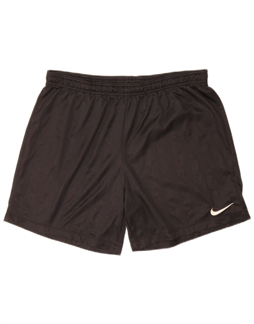 Shorts esportivos masculinos Nike grande poliéster listrado preto